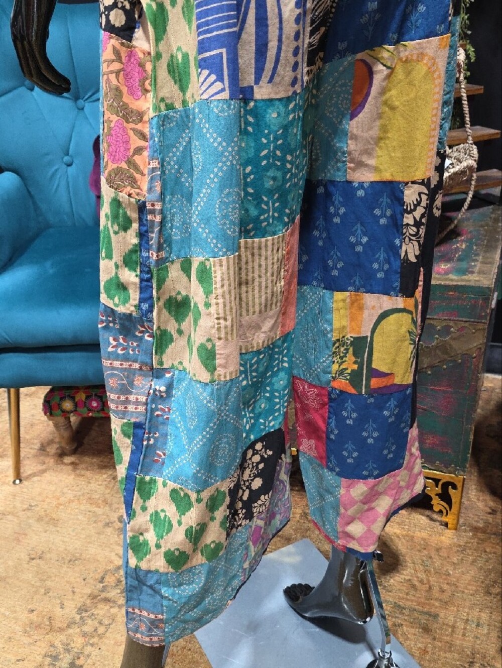 POL Colorful Boho Patchwork Jumper! - Picture 12 of 15